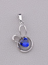 картинка Кулон 'XUPING' Фианит  (родий) от магазина Wolves