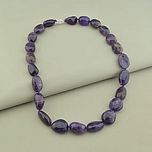 картинка Бусы 'SUNSTONES' Аметист 51 см от магазина Wolves