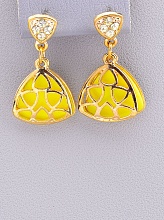 картинка Серьги 'Fashion' Эмаль Бижутерный сплав7 41 г от магазина Wolves