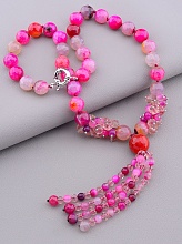 картинка Бусы Агат Чешский хрусталь 50 см от магазина Wolves