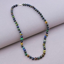 картинка Бусы 'SUNSTONES' Туркиз Серебро(925) 44 см от магазина Wolves