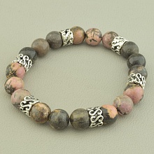 картинка Браслет 'SUNSTONES' Родонит 19 см от магазина Wolves