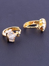 картинка Серьги 'XUPING' Фианит (позолота 18к) от магазина Wolves