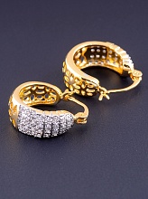 картинка Серьги 'XUPING' Фианит (позолота 18к) от магазина Wolves