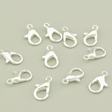 картинка Карабиновый замочек, серебряный цвет от магазина Wolves