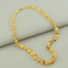 картинка Бусы 'SUNSTONES' Цитрин 44 см от магазина Wolves