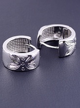 картинка Серьги 'XUPING' (родий) от магазина Wolves