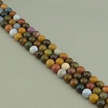 картинка Нитка Яшма 39 см 10 мм (Без замка) от магазина Wolves