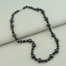 картинка Бусы 'SUNSTONES' Агат Сталь 55 см от магазина Wolves