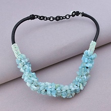 картинка Бусы Аквамарин 49 см от магазина Wolves