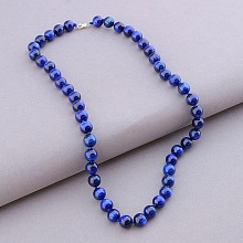 картинка Бусы 'SUNSTONES' Кианит Серебро(925) 44 см от магазина Wolves