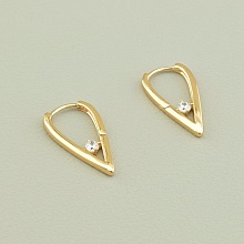 картинка Серьги 'XUPING' Фианит (позолота 18к) от магазина Wolves