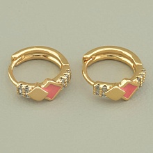 картинка Серьги 'XUPING' Фианит (позолота 18к) от магазина Wolves