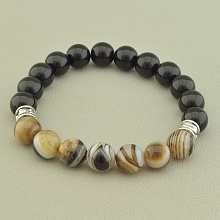 картинка Браслет 'SUNSTONES' Агат 19 см от магазина Wolves