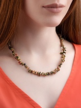 картинка Бусы Унакит на карабине от магазина Wolves