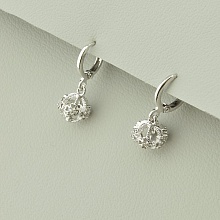 картинка Серьги 'XUPING' Фианит (родий) от магазина Wolves