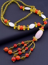 картинка Бусы Сердолик 70 см от магазина Wolves