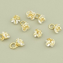 картинка Кулон Фианит 6х6мм (позолота 18к) от магазина Wolves