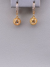 картинка Серьги 'XUPING' Фианит (позолота 18к) от магазина Wolves