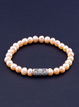 картинка Браслет 'SUNSTONES' Жемчуг 17 см от магазина Wolves