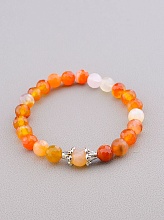 картинка Браслет 'SUNSTONES' Сердолик 18 см от магазина Wolves