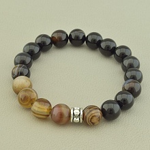 картинка Браслет 'SUNSTONES' Агат 18 см от магазина Wolves