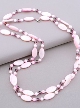 картинка Бусы Перламутр Чешский хрусталь 120 см от магазина Wolves