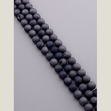 картинка Нитка Агат 40 см 12 5 мм (Без замка) от магазина Wolves