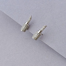 картинка Серьги 'XUPING' Фианит  (родий) от магазина Wolves