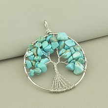 картинка Кулон Бирюза 60x50мм от магазина Wolves