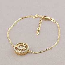 картинка Браслет 'XUPING' Фианит 17 см (позолота 18к) от магазина Wolves