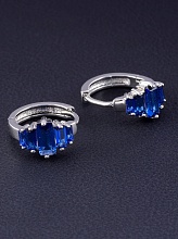 картинка Серьги 'XUPING' Фианит (родий) от магазина Wolves