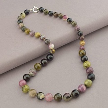 картинка Бусы 'SUNSTONES' Турмалин Серебро(925) 47 см от магазина Wolves