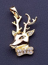 картинка Кулон 'XUPING' Фианит  (позолота 18к) от магазина Wolves