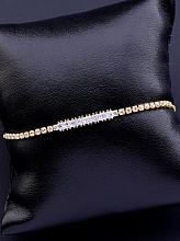 картинка Браслет 'Saiya' Фианит 17 см (позолота 18к) от магазина Wolves