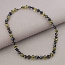 картинка Бусы 'SUNSTONES' Агат Раухтопаз 41 см от магазина Wolves