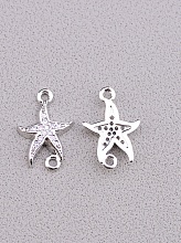 картинка Коннектор Фианит 12х10 (родий) от магазина Wolves