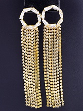 картинка Серьги 'FJ' Фианит от магазина Wolves