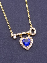 картинка Подвеска 'XUPING' Фианит 45 см (позолота 18к) от магазина Wolves