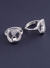 картинка Серьги 'XUPING' Фианит (родий) от магазина Wolves