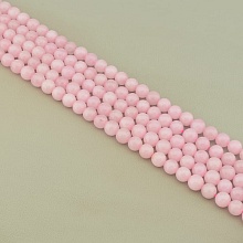 картинка Нитка Розовый кварц 38 см 10 5 мм от магазина Wolves