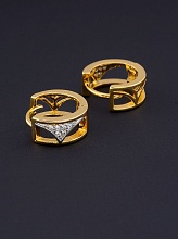 картинка Серьги 'XUPING' Фианит (позолота-родий) от магазина Wolves