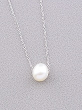 картинка Подвеска 'Saiya' Майорка 41 см (родий) от магазина Wolves