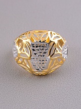 картинка Кольцо 'XUPING' (позолота-родий) от магазина Wolves