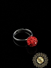 картинка Кольцо Crystal 10 мм от магазина Wolves