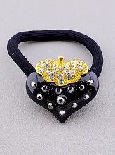 картинка Резинка с камнями Сrystal, черный и желтый цвет от магазина Wolves