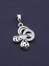 картинка Кулон 'XUPING' Фианит (родий) от магазина Wolves