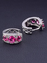 картинка Серьги 'XUPING' Фианит  (родий) от магазина Wolves