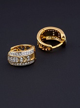 картинка Серьги 'XUPING' Фианит (позолота 18к) от магазина Wolves