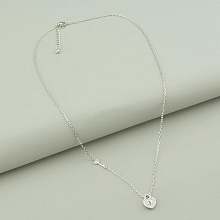 картинка Подвеска 'Saiya' Фианит 42 см (родий) от магазина Wolves